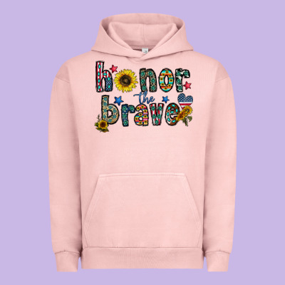 Honor The Brave Urban Hoodie Designed By Cowhidedigitalart
