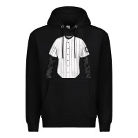 Black baseball uniform fa element Premium Hoodie - FaDigitalArtStudio