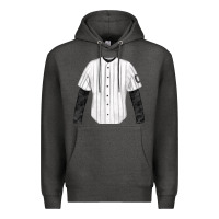 Charcoal Heather baseball uniform fa element Premium Hoodie - FaDigitalArtStudio