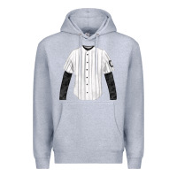 Heather Grey baseball uniform fa element Premium Hoodie - FaDigitalArtStudio