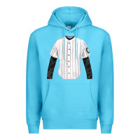 Ocean Blue baseball uniform fa element Premium Hoodie - FaDigitalArtStudio