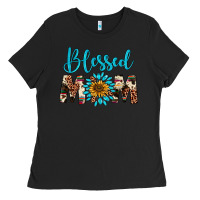 Black blessed mom Ladies Tee - Artiststas