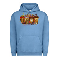 Pigment Pebble Blue lawyer coffee drink Urban Hoodie - RacoonDesign