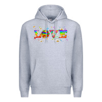 Heather Grey lgbtq love libbey glass Premium Hoodie - HRA Design Shop