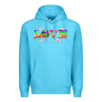 Ocean Blue lgbtq love libbey glass Premium Hoodie - HRA Design Shop