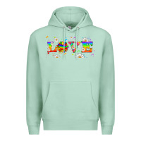 Seafoam lgbtq love libbey glass Premium Hoodie - HRA Design Shop