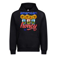 Black american honey sunflower mason jar Urban Hoodie - HRA Design Shop