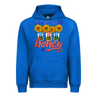 Cobalt american honey sunflower mason jar Urban Hoodie - HRA Design Shop