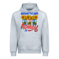 Heather Grey american honey sunflower mason jar Urban Hoodie - HRA Design Shop
