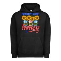 Pigment Black american honey sunflower mason jar Urban Hoodie - HRA Design Shop