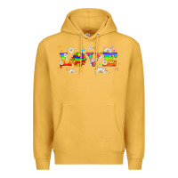 Mustard lgbtq love libbey glass Premium Hoodie - HRA Design Shop