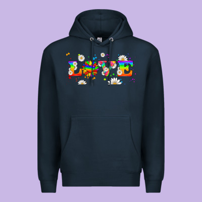 Lgbtq Love Libbey Glass Premium Hoodie Designed By Hra Design Shop