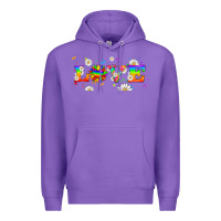 Purple lgbtq love libbey glass Premium Hoodie - HRA Design Shop