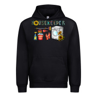 Black housekeeper Urban Hoodie - CowhideDigitalArt
