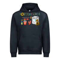 Navy housekeeper Urban Hoodie - CowhideDigitalArt