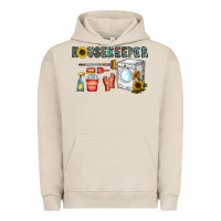 Pigment French Oak housekeeper Urban Hoodie - CowhideDigitalArt