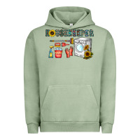 Pigment Oil Green housekeeper Urban Hoodie - CowhideDigitalArt