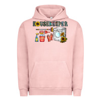 Pigment Salmon housekeeper Urban Hoodie - CowhideDigitalArt