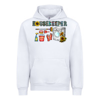 White housekeeper Urban Hoodie - CowhideDigitalArt