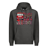 Charcoal Heather I've got bus full of Valentine Premium Hoodie - RacoonDesign