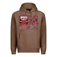 Chestnut I've got bus full of Valentine Premium Hoodie - RacoonDesign