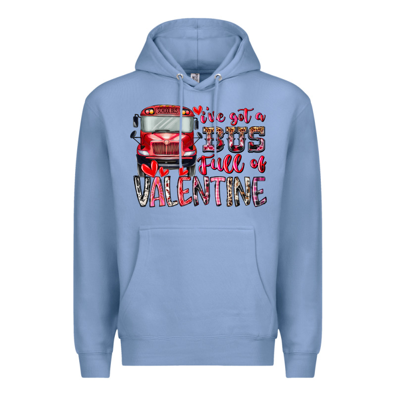 I've Got Bus Full Of Valentine Premium Hoodie by RacoonDesign | Teevron