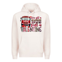 Pale Pink I've got bus full of Valentine Premium Hoodie - RacoonDesign