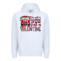 White I've got bus full of Valentine Premium Hoodie - RacoonDesign