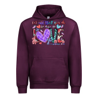 Mauve Wine let all that you do be done in love Urban Hoodie - RacoonDesign