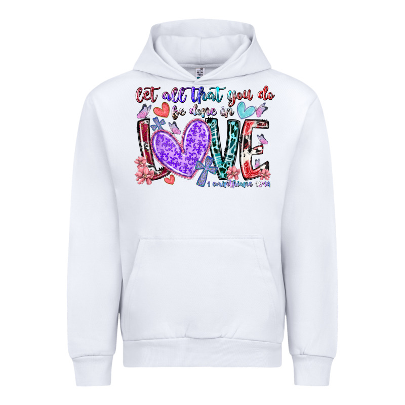 Let All That You Do Be Done In Love Urban Hoodie by RacoonDesign | Teevron