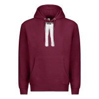 Burgundy baseball uniform pant fa element Premium Hoodie - FaDigitalArtStudio