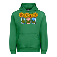 Emerald american sunflower mason jar Urban Hoodie - HRA Design Shop