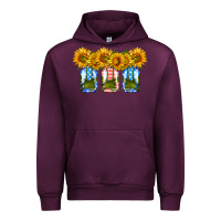 Mauve Wine american sunflower mason jar Urban Hoodie - HRA Design Shop