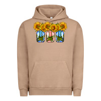 Pigment Burro american sunflower mason jar Urban Hoodie - HRA Design Shop