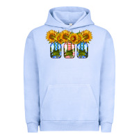Pigment Grape Ice american sunflower mason jar Urban Hoodie - HRA Design Shop