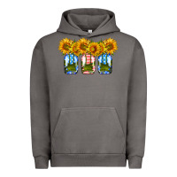 Pigment Tornado american sunflower mason jar Urban Hoodie - HRA Design Shop