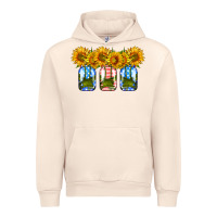 Sandshell american sunflower mason jar Urban Hoodie - HRA Design Shop