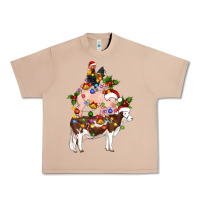 Burro stacked christmas farm animals Urban Heavy Tee - Artiststas