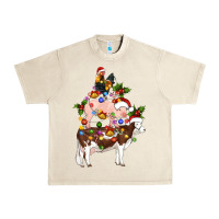 Sandshell stacked christmas farm animals Urban Heavy Tee - Artiststas