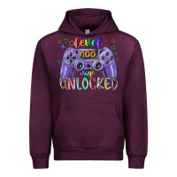 Mauve Wine level days unclocked Urban Hoodie - RacoonDesign