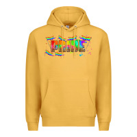 Mustard lgbtq pride  libbey glass Premium Hoodie - HRA Design Shop