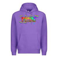 Purple lgbtq pride  libbey glass Premium Hoodie - HRA Design Shop