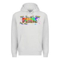 Dove Grey lgbtq pride  libbey glass Premium Hoodie - HRA Design Shop