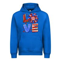 Cobalt love america sunflower Urban Hoodie - HRA Design Shop