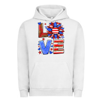 Pigment Lunar Rock love america sunflower Urban Hoodie - HRA Design Shop