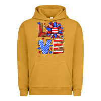 Pigment Peanut Butter love america sunflower Urban Hoodie - HRA Design Shop