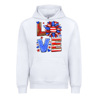 White love america sunflower Urban Hoodie - HRA Design Shop