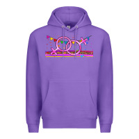 Purple lgbtq lesbian  libbey glass Premium Hoodie - HRA Design Shop