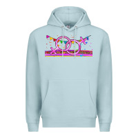 Blue Mist lgbtq lesbian  libbey glass Premium Hoodie - HRA Design Shop