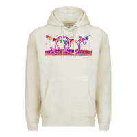 Oatmeal Heather lgbtq lesbian  libbey glass Premium Hoodie - HRA Design Shop